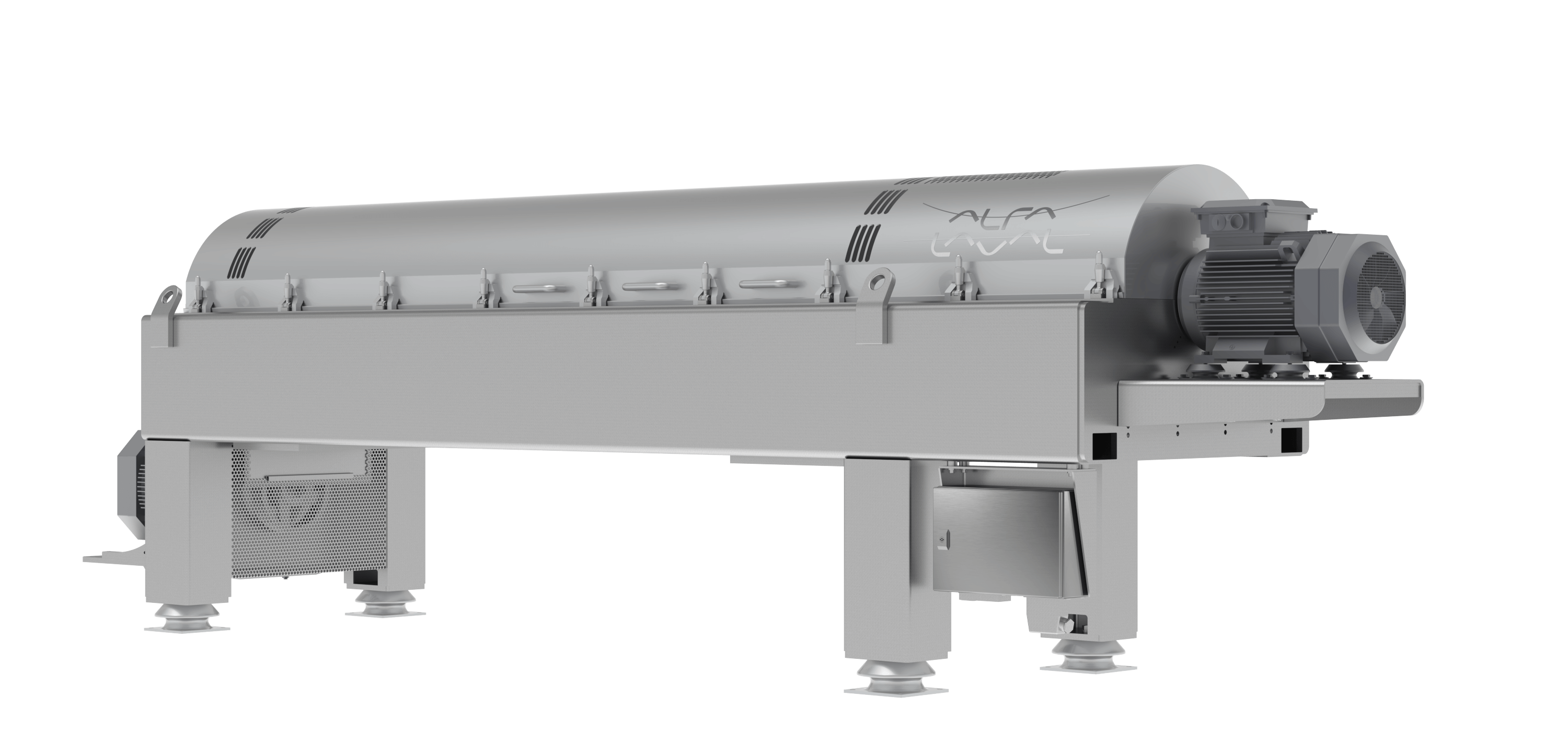 Decantador centrífugo Alfa Laval Sigma 8 utilizado para la separación de fases en procesos industriales.