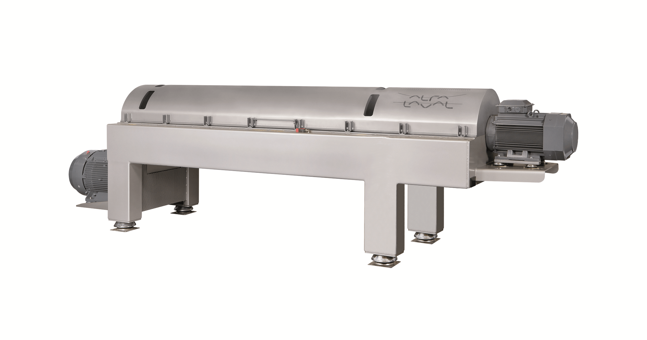 Decantador centrífugo Alfa Laval Sigma 6 utilizado en la producción de aceite de oliva y alimentos.